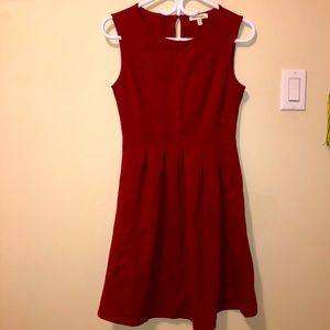 Monteau red dress